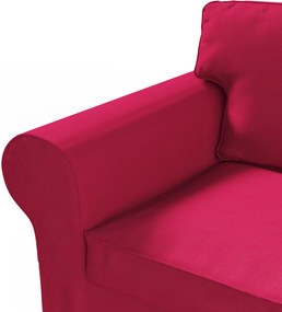 Poťah na sedačku Ektorp (nerozkladá sa, pre 2 osoby) farba produktu červená látka zapletaná