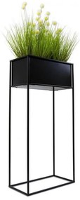 Stojan na kvety 90x44 cm čierna