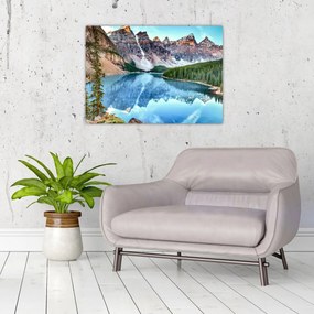Obraz - Moraine lake (70x50 cm)