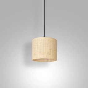 Luster na lanku RATTAN 1xE27/60W/230V pr. 18 cm ratan