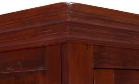 furniture-nabytek.cz - Masívna šatníková skriňa Catana z borovice, lakovaná, hnedá – 75×44×190 cm