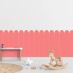 60x100cm Oblúk - Ružová farba - textilná nálepka na stenu Farba: Tmavá, Veľkosť: 100 cm