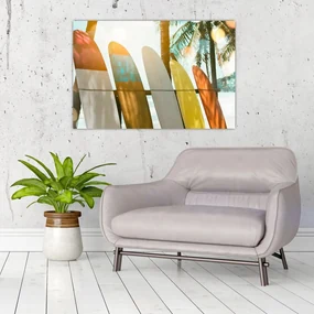 Obraz - Surfovacie dosky (90x60 cm)