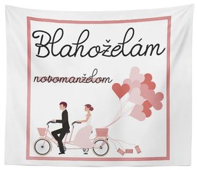Sablio Deka Blahoželám novomanželom: 150x120 cm
