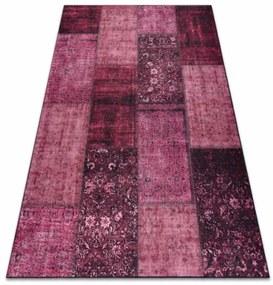 Koberec ANTIKA 127 patchwork ružový