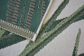 styldomova Šnúrkový koberec sizal color 19434/062 Jungle listy zelený