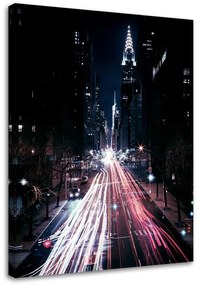Gario Obraz na plátne Osvetlená mestská ulica - Dmitry Belov Rozmery: 40 x 60 cm