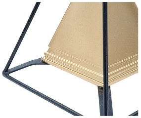 Kovová soška v zlatom dekore Mauro Ferretti Piramid