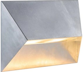 Nordlux - Vonkajšie nástenné svietidlo PONTIO 2xGU10/25W/230V IP54 strieborné