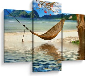 Obraz - Relax na pláži (90x60 cm)