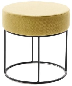 Taburet RELO, priemer 40 cm, žltý