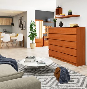 Komoda Kurtinaitis 10SZ (jelša). Akcia -30%. Vlastná spoľahlivá doprava až k Vám domov. 1068860