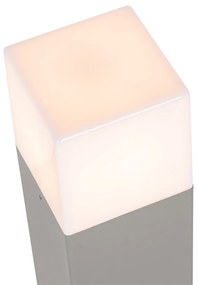 Vonkajšia lampa 50 cm sivá so zemným hrotmi a káblovou objímkou - Denmark