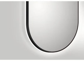 LED zrkadlo do kúpeľne DSK Black Oval 60x100 cm