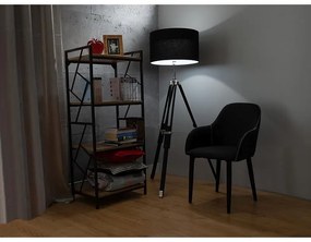 Regál Tablo II, dub / tmavo hnedá