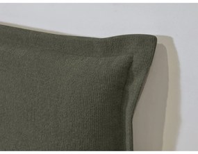 Tmavozelená/prírodná dvojlôžková posteľ s roštom 160x200 cm Charlie – Bobochic Paris