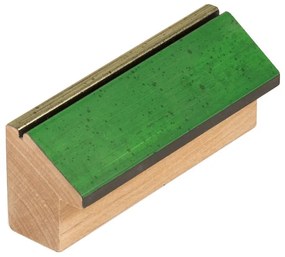 DANTIK rám na obraz 21x29,7 | INCLINATA colori zelená (Sklo Čiré)