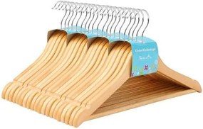 SONGMICS Drevené ramienko detské prírodné 35 cm 20 ks