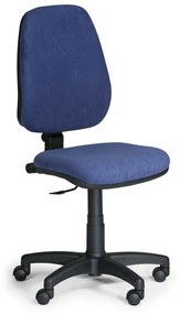 Pracovná stolička Comfort bez podrúčok, modrá