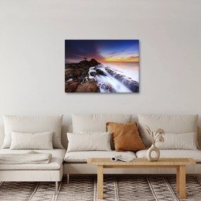 Obraz hory v hmle (70x50 cm)