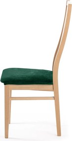 Restilo Napínací poťah na sedák na stoličku Sento tmavozelená, 40 x 40 + 5 cm