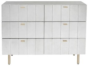 Venice Line komoda strieborná 106 cm
