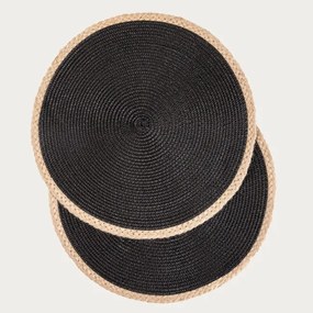 Podložka pod tanier PLAR čierna 761478 (2 ks)