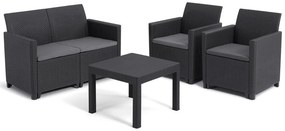 Záhradný set MARIANNE 2 small table | grafit