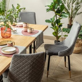 Stolička LOGAN sivá ALL 986431