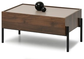 Konferenčný stolík Bertina M (béžová + čierna). Akcia -21%. Vlastná spoľahlivá doprava až k Vám domov. 1111576