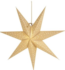Watt & Veke Závesná svietiaca hviezda Stella Beige 60 cm