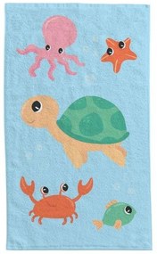 Dětský bavlněný ručník KIDS 002 30x50 cm modrý
