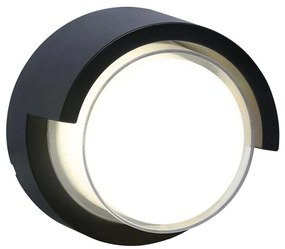 LED Vonkajšie nástenné svietidlo ESSEN LED/10W/230V IP44 čierna