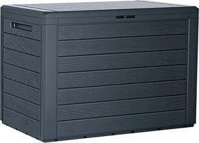 Záhradný box WOODEBOX 190 l - antracit 78 cm PRMBWL190-S433