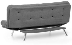 Dizajnová rozkladacia sedačka Sabelle 200 cm sivá