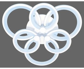 LED Prisadený luster SIENA LED/72W/230V biela + diaľkové ovládanie