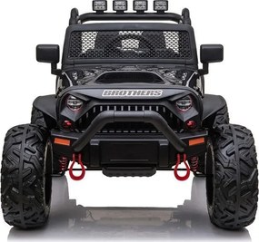 LEAN CARS Jeep JC666 batéria auto čierna lakovaná