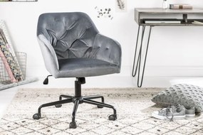 Sivá kancelárska stolička Dutch Comfort »