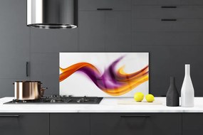 Sklenený obklad Do kuchyne Abstrakcie umenie art 125x50 cm