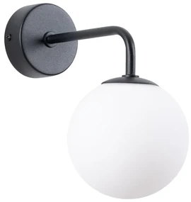 Čierno-biele nástenné svietidlo Beam – Nice Lamps
