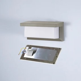 Brilagi - LED RGBW Vonkajšie nástenné svietidlo BRICKY 1xE27/9W/230V sivá IP54