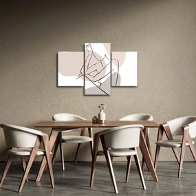 Obraz - Woman body line art N⁰1 (90x60 cm)