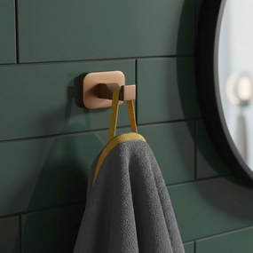 Rea Nico, kúpeľňový 1-háčik na uterák, medená matná, REA-88036