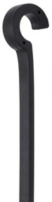 Erga Wiki, kúpeľňový kôš, závesný organizér 31x88 cm s prísavkami, 3-radový, čierna matná, ERG-YKA-CH.WIKI-3-BLK