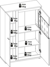 Nízka vitrína Salinas