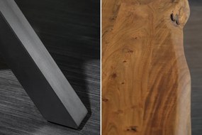 Jedálenský stôl MAMMUT 180 cm, X-nohy, 35 mm masívne akáciové drevo