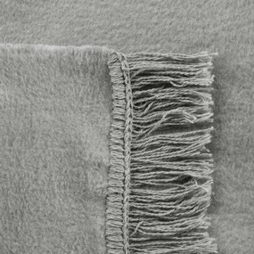 BAVLNENÁ DEKA AKRYL7 220X240 CM STRIEBORNÁ