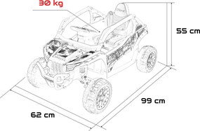 Ramiz Kawasaki TERYX KRX1000 Buggy Čierna