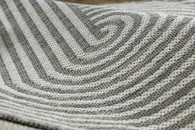 Koberec ORGANIC 1835 geometrický, krémový / sivý