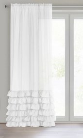ZÁCLONA NA PÁSKE DOLLY 140X250 CM BIELA